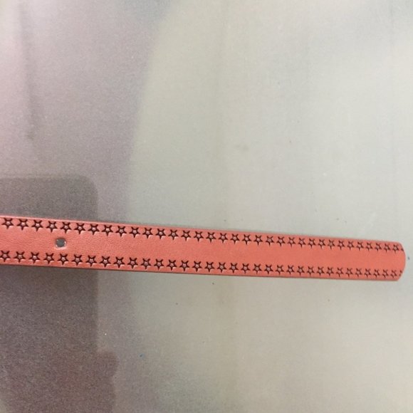 Super Skinny Brown Belt with Star Details main image 4